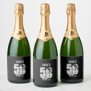 Svart Personlig, 50:e valfri Födelsedagsfest - fav