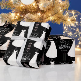 Svart Personlig av minimal Möhippa Presentpapper