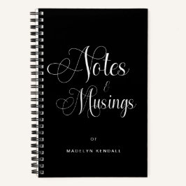 Svart Personlig för av elegant Script-kod