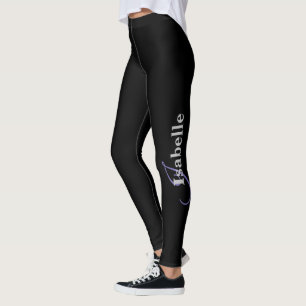 Svart Personlig Leggings