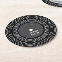 Svart personlig Lp vinyl