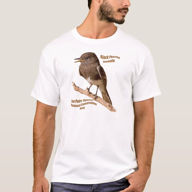 Svart Phoebe Tee (Framsida)