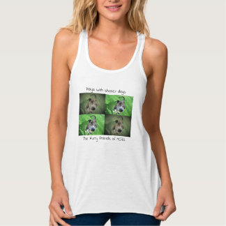 Svart pic-tröja 2 linne med racerback 