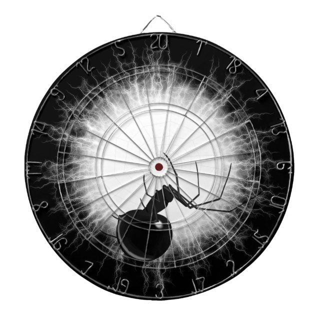 Svart piderkartong darttavla (Framsidan)