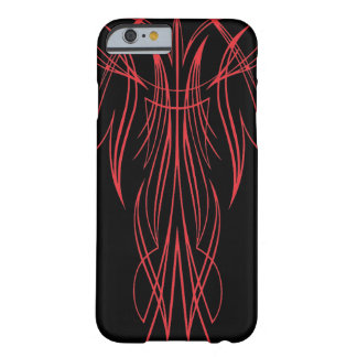 Svart Pinstriped fodral Iphone6 för oljefläck Barely There iPhone 6 Fodral