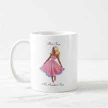 Svart pinupmugg - Audrey