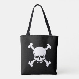 Svart, Pirat, Skull och Crossbone, Flagga Tygkasse