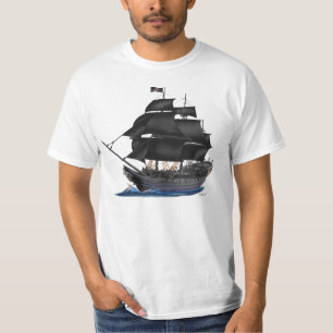 SVART PIRATFRAKT T-SHIRT