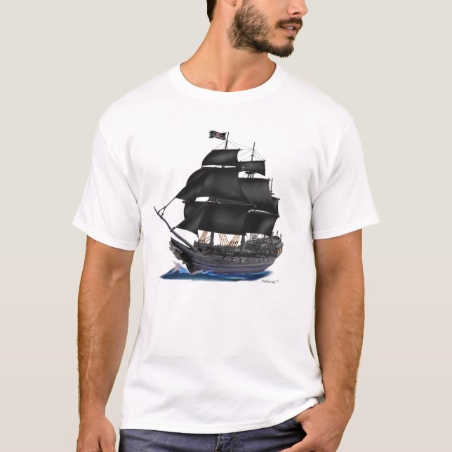 SVART PIRATSKEPp Tröja (Framsida)