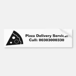 Svart Pizza, Pizzahemsändning, Bildekal