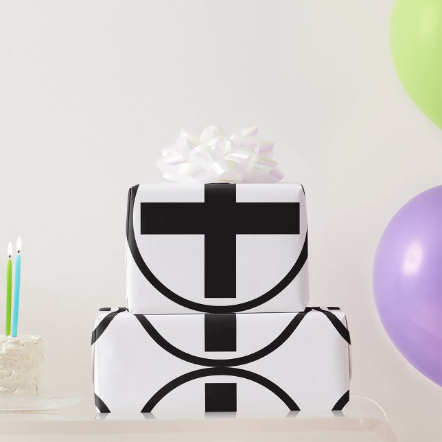 Svart plusteckenskomning Papper Presentpapper (Skapare uppladdad)