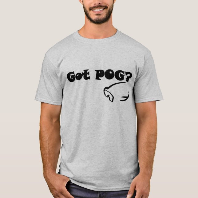 Svart POG T Shirt (Framsida)