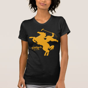 Svart Pololag liten och nätt T för grad Tee Shirt