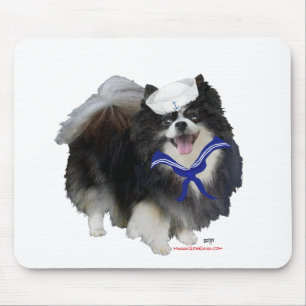 Svart Pomeranian Sjöman Musmatta