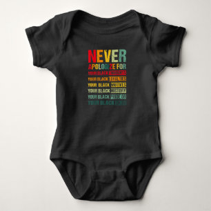 Svart Pride, 16:e, ber aldrig om ursäkt för ditt b T Shirt