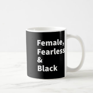 Svart Pride för kvinnor, kvinnor, fruktlösa och sv Kaffemugg