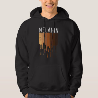 Svart Pride i Melanin Shades Hoodie