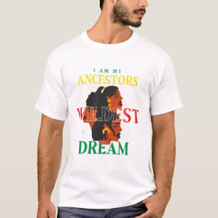 Svart Pride Shirt Jag är svart historik T