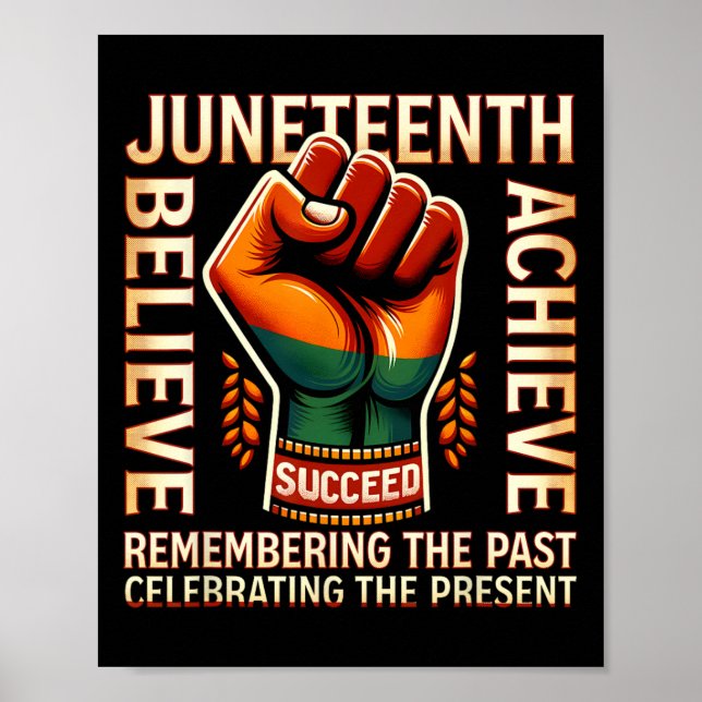 Svart Pridet Svart Melani Poster (Framsidan)