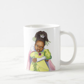 Svart Princess & grodaflickamuggen Kaffemugg