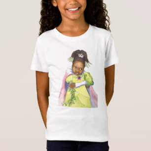 Svart Princess & grodaflickatshirten T Shirt