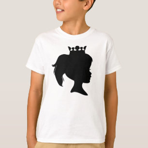 Svart Princess Silhouette Tee