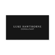 Svart Professionell Elegant Modern Minimal QR-kod