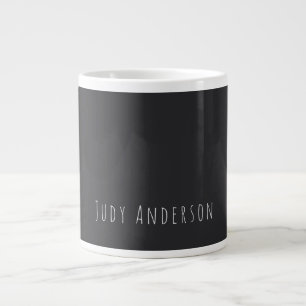 Svart projektionsyta, Professionell, modern Elegan Jumbo Mugg