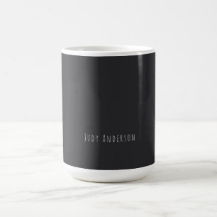 Svart projektionsyta, Professionell, modern Elegan Kaffemugg
