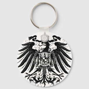 Svart Prussian örn Nyckelring