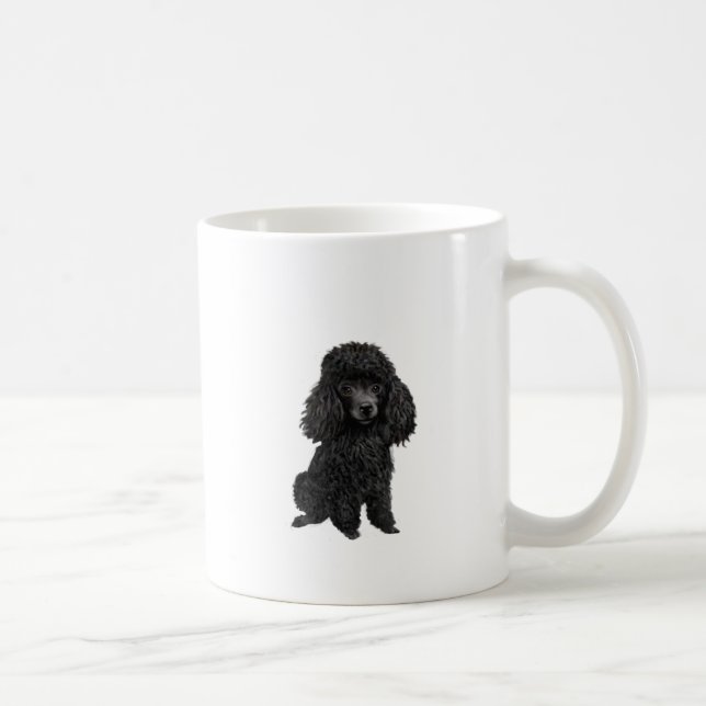 Svart Pudel (#3) Kaffemugg (Höger)