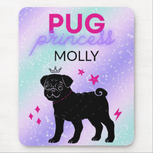 SVART" PUG-TRYCK" MUSMATTA