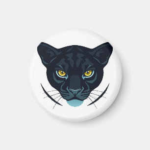 Svart Puma Street Style Design Magnet
