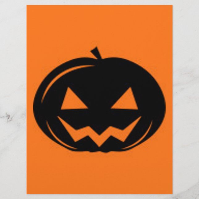 Svart pumpa reklamblad (Framsidan)