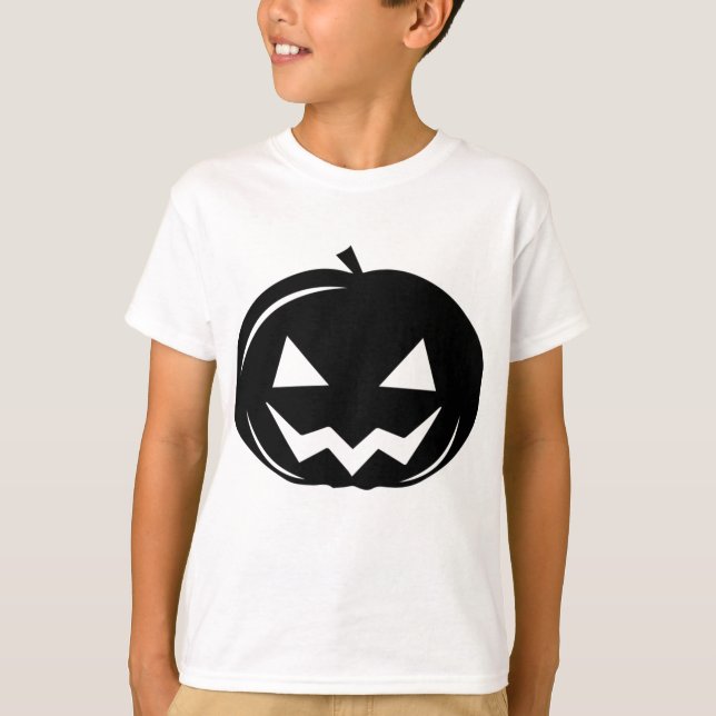 Svart pumpa t shirt (Framsida)