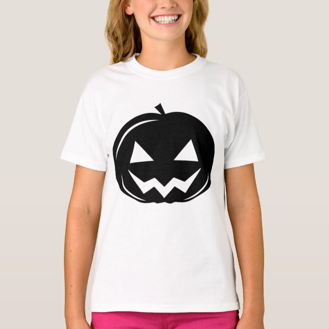 Svart pumpa t shirt (Framsida)