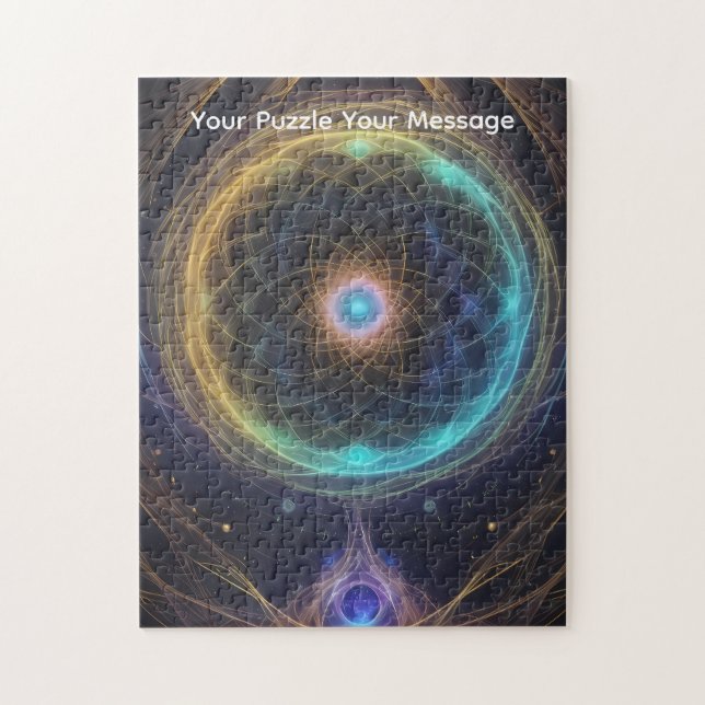Svårt pussel "Cosmic Swirls" (Vertikal)