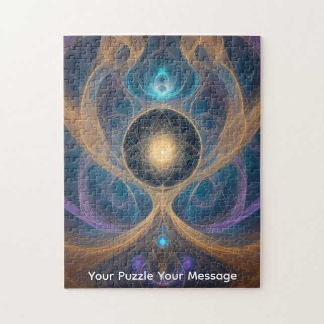 Svårt pussel "Cosmic Swirls" (Vertikal)
