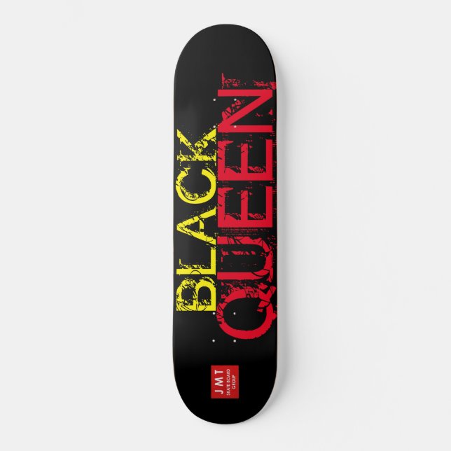 SVART QUEEN SKATEBOARDS/JMT SKATEBOARDS (Framsida)