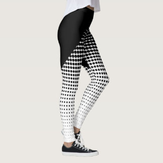 Svart radbyte leggings