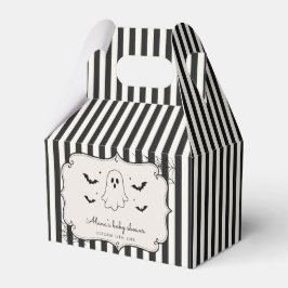 Svart randig spök Halloween Presentaskar