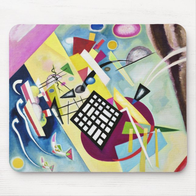 Svart raster musmatta (Framsidan)