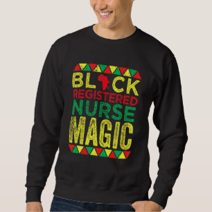 Svart, registrerad Nurse Magic Nursing Black Histo Lång Ärmad Tröja