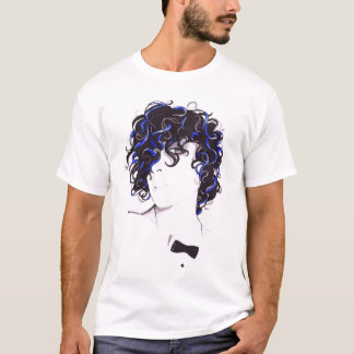 Svart regnbåge tee shirt