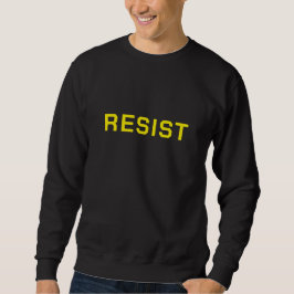 Svart, resistent Protest Sweatshirt