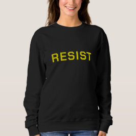 Svart, resistent Protest Sweatshirt T Shirt
