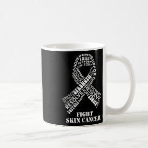 Svart Ribbon Melanoma Month Products Skin Cancer A Kaffemugg