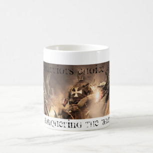 Svart riddare kaffemugg