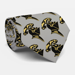 SVART RIDDAREHJÄLM--PÅ GRÅTT SLIPS