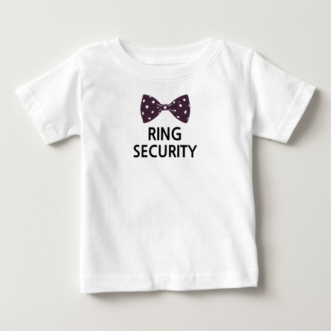 Svart Ring-säkerhetslips T Shirt (Framsida)